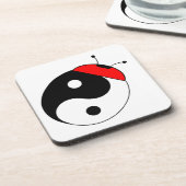 Harlekijnvink Bier Onderzetter (Linkerzijde)