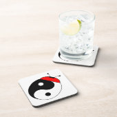 Harlekijnvink Bier Onderzetter (Rechterzijde)