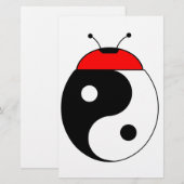 Harlekijnvink Briefpapier (Voorkant / Achterkant)