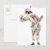 Harlekin Briefkaart (Voorkant / Achterkant)