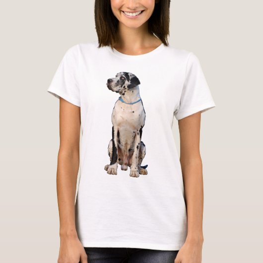 Harlekin Great Dane T-shirt (Voorkant)