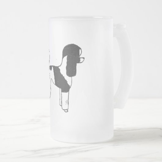 Harlekin Matglas Bierpul (Voorkant rechts)