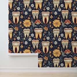 Harlem Art Tanden in Tand Tandheelkundige kliniek  Behang