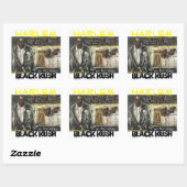 HARLEM BLACK KUSH VIERKANTE STICKER (Vel)