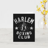 Harlem Boxing Club -  gestresste bokser Kaart (Gele Bloem)