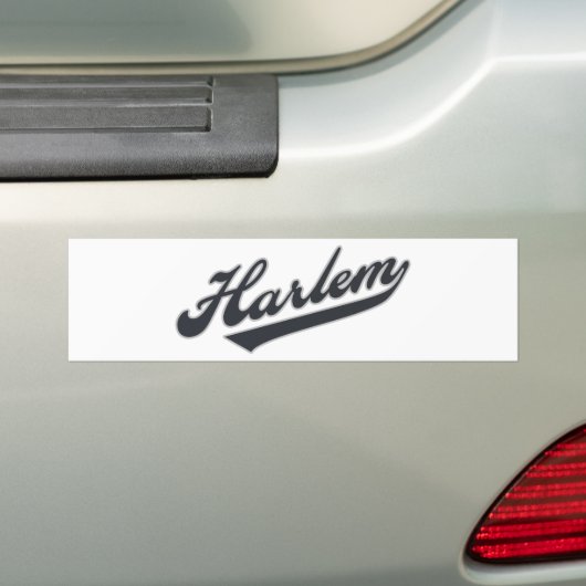 Harlem Bumpersticker (Op auto)