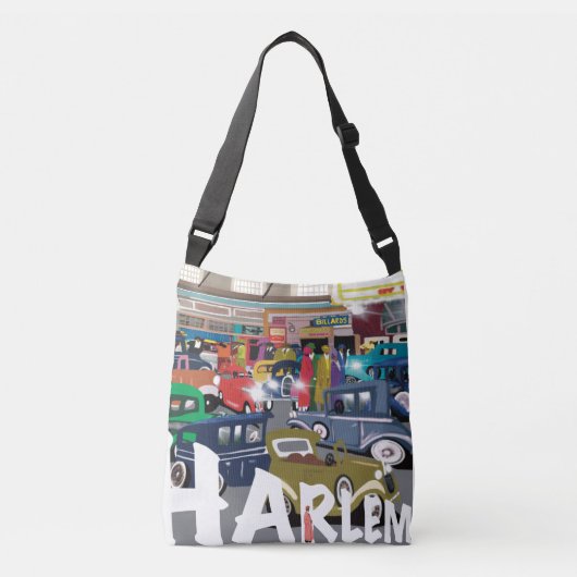 Harlem Cultural Conscious Crossbody Tas (Voorkant)