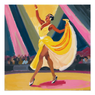 Harlem Dancer Perfect Poster