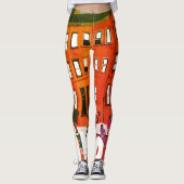 Harlem geïnspireerde Leggings (Voorkant)
