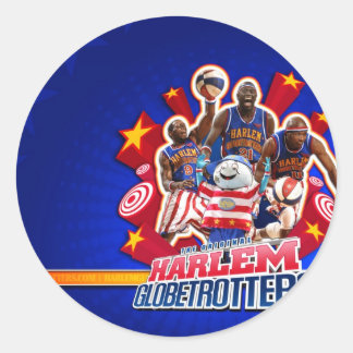 Harlem GlobeTrotter's Group Afbeelding Ronde Sticker