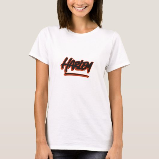 Harlem Graffiti Style T-shirt (Voorkant)