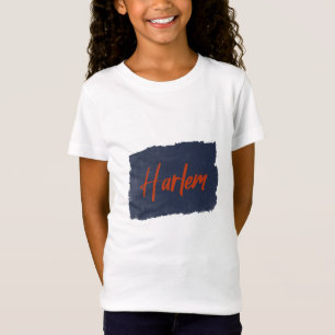 Harlem Handwrited Typography T-Shirt