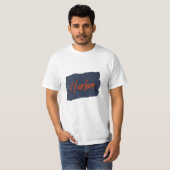 Harlem Handwrited Typography T-Shirt (Voorkant volledig)