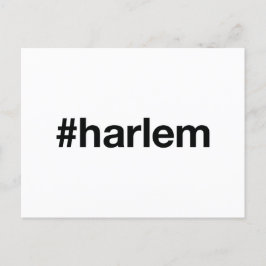 HARLEM Hashtag Briefkaart