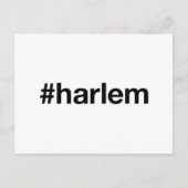 HARLEM Hashtag Briefkaart (Voorkant)