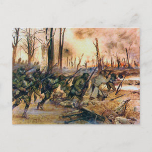 Harlem Hell Fighters Séchault H. Charles McBarron Briefkaart