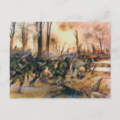 Harlem Hell Fighters Séchault H. Charles McBarron Briefkaart (Voorkant)