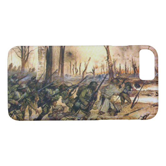 Harlem Hell Fighters Séchault H. Charles McBarron Case-Mate iPhone Case (Achterkant (Horizontaal))