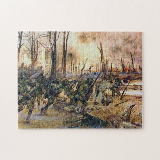 Harlem Hell Fighters Séchault H. Charles McBarron Legpuzzel (Horizontaal)