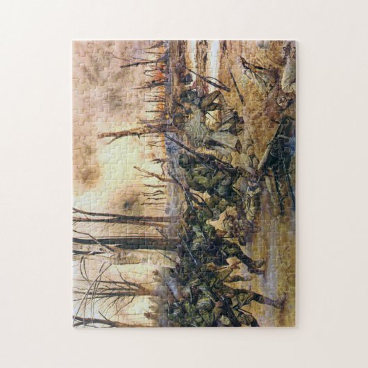 Harlem Hell Fighters Séchault H. Charles McBarron Legpuzzel (Verticaal)