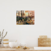 Harlem Hell Fighters Séchault H. Charles McBarron Poster (Keuken)