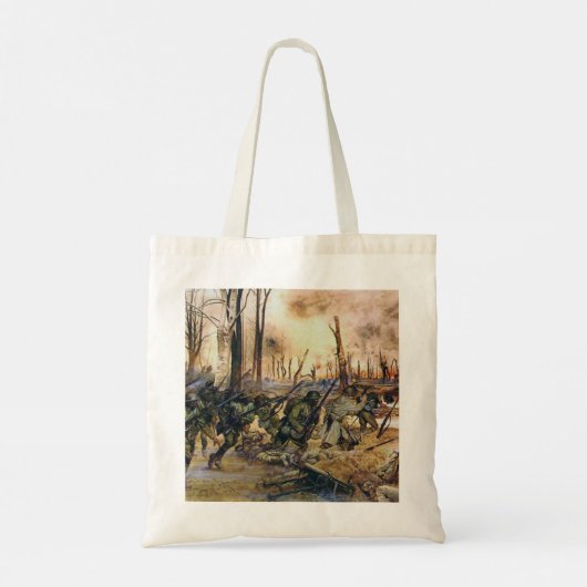 Harlem Hell Fighters Séchault H. Charles McBarron Tote Bag (Achterkant)