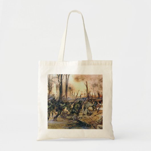 Harlem Hell Fighters Séchault H. Charles McBarron Tote Bag (Voorkant)