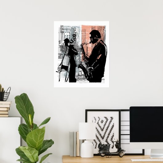 harlem jazz festival poster (Thuiskantoor)