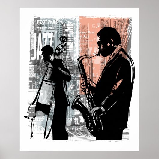 harlem jazz festival poster (Voorkant)