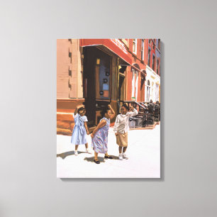 Harlem Jig 2001 Canvas Afdruk