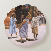 Harlem Jig 2001 Rond Kussen (Achterkant)