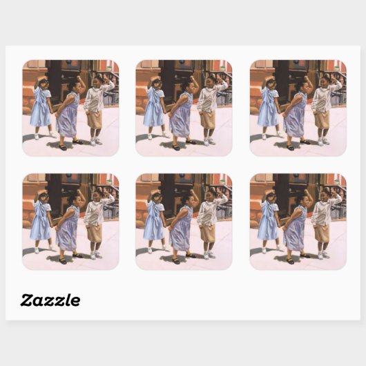 Harlem Jig 2001 Vierkante Sticker (Vel)