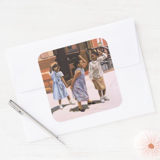 Harlem Jig 2001 Vierkante Sticker (Envelop)