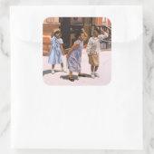 Harlem Jig 2001 Vierkante Sticker (Tas)