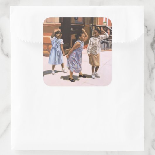 Harlem Jig 2001 Vierkante Sticker (Tas)