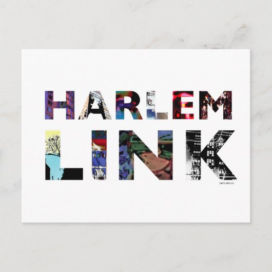 Harlem_Link_1_BRIEFKAART Briefkaart (Voorkant)