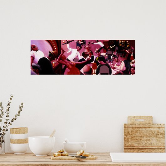 harlem nachtclub poster (Keuken)