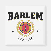 Harlem New York Black Magneet (Voorkant)