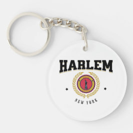 Harlem New York Black Sleutelhanger