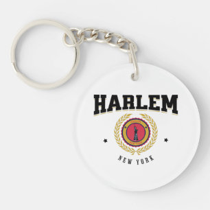 Harlem New York Black Sleutelhanger