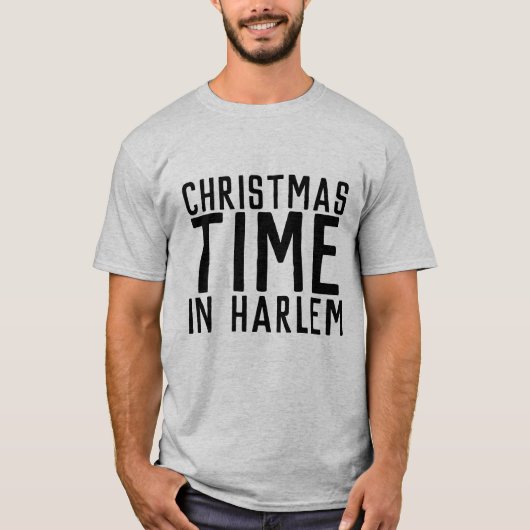 HARLEM NEW YORK CHRISTMAS TIME T-SHIRS T-SHIRT (Voorkant)