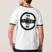 Harlem New York City Black & Grey Logo Shirt (Achterkant)