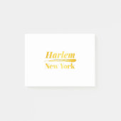 Harlem New York Gold Post-it® Notes (Voorkant)