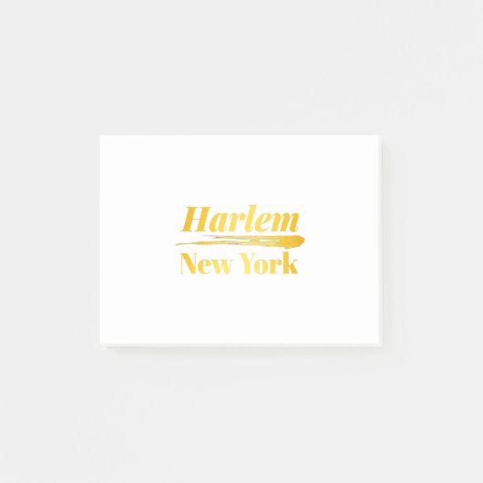 Harlem New York Gold Post-it® Notes (Voorkant)