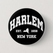 Harlem, New York Ronde Button 5,7 Cm (Voorkant)