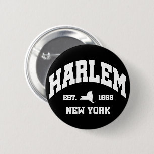 Harlem, New York Ronde Button 5,7 Cm