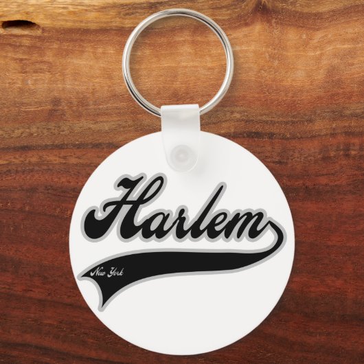harlem new york sleutelhanger (Voorkant)