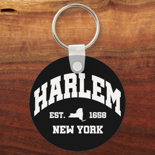 Harlem, New York Sleutelhanger (Achterkant)