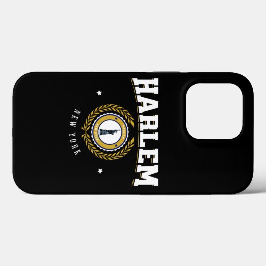 Harlem New York White Case-Mate iPhone Case (Achterkant (horizontaal))