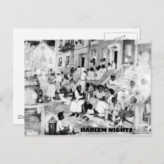 Harlem Nights Briefkaart (Voorkant / Achterkant)